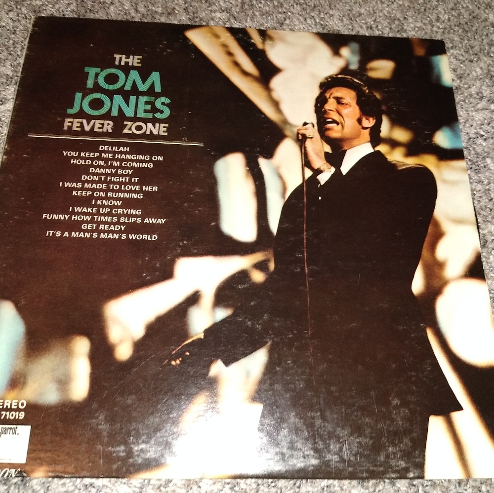 The Tom Jones Fever Zone Vinyl Record